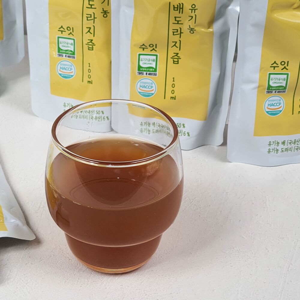 산지직송 유기가공인증[ 유기농 배도라지즙 100ml 30봉 ] 먹기편한 배도라지 음료